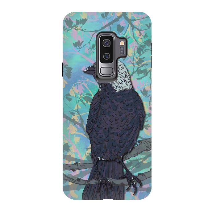 Galaxy S9 plus StrongFit Forever Jackdaw by Lotti Brown