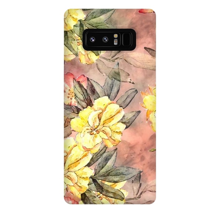 Galaxy Note 8 StrongFit Pretty Yellow by Creativeaxle