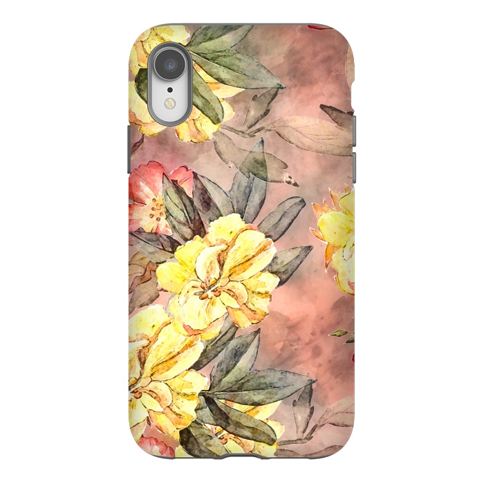 iPhone Xr StrongFit Pretty Yellow by Creativeaxle
