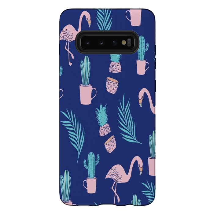 Galaxy S10 plus StrongFit Summer Tropical Vibes by Joanna Vog
