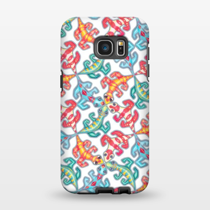 Galaxy S7 EDGE StrongFit Tickly Tessellation by gingerlique