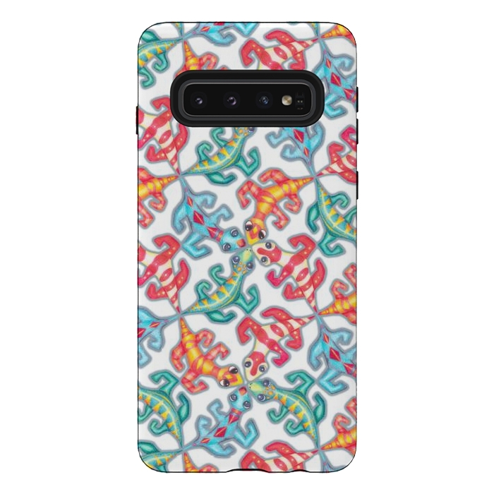 Galaxy S10 StrongFit Tickly Tessellation by gingerlique