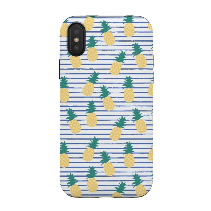 iPhone Xs / X StrongFit Pineapple by Dunia Nalu