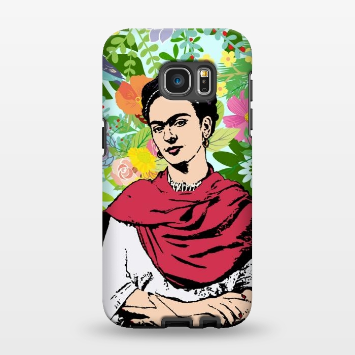 Galaxy S7 EDGE StrongFit Frida kahlo by Jms