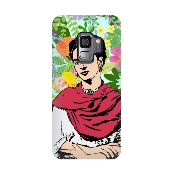Galaxy S9 StrongFit Frida kahlo by Jms