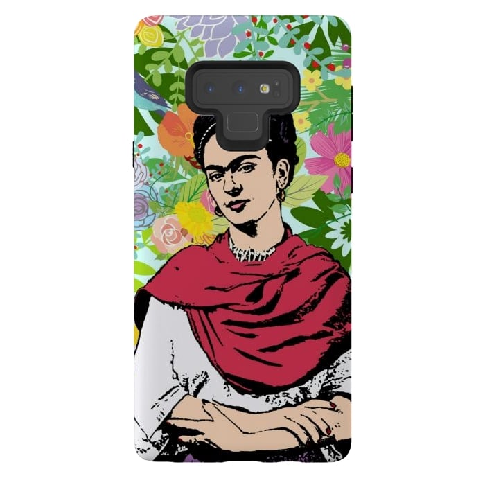 Galaxy Note 9 StrongFit Frida kahlo by Jms