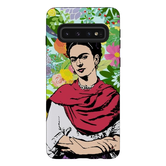 Galaxy S10 StrongFit Frida kahlo by Jms