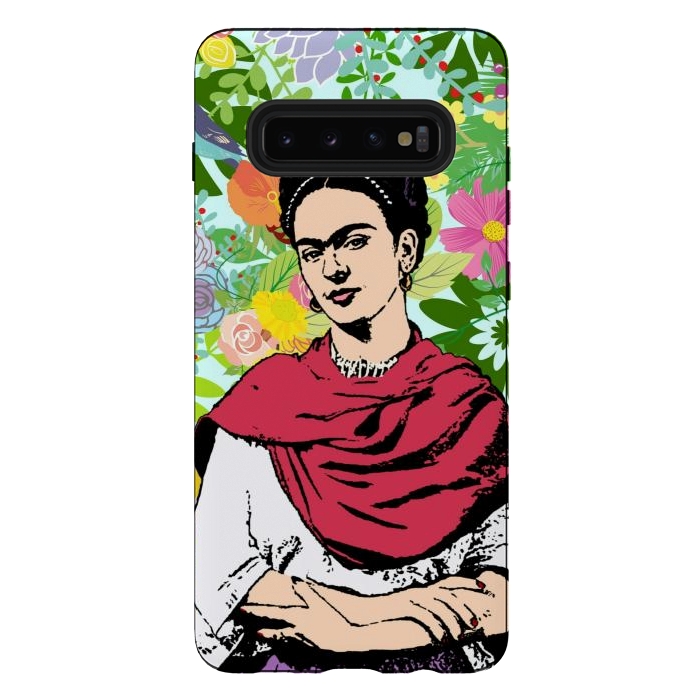 Galaxy S10 plus StrongFit Frida kahlo by Jms
