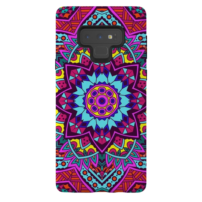 Galaxy Note 9 StrongFit Colorful Mosaics by ArtsCase