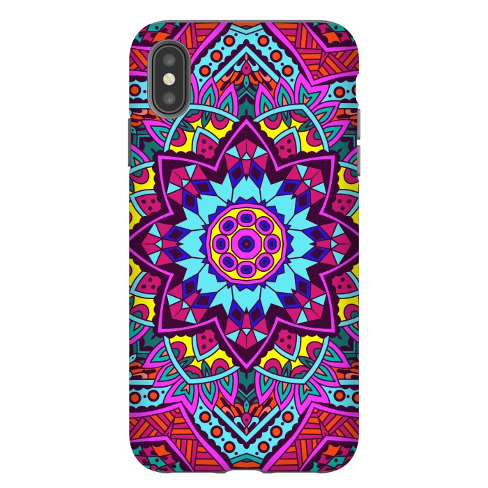 iPhone Xs Max StrongFit Colorful Mosaics by ArtsCase