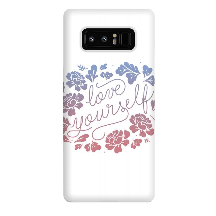 Galaxy Note 8 StrongFit Love Yourself by Anis Illustration