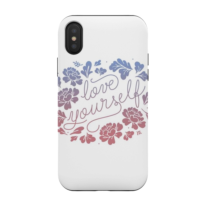 iPhone Xs / X StrongFit Love Yourself by Anis Illustration