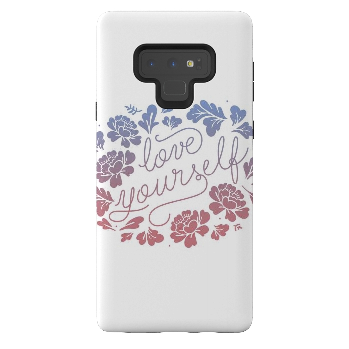 Galaxy Note 9 StrongFit Love Yourself by Anis Illustration