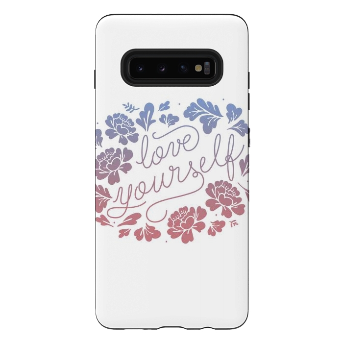 Galaxy S10 plus StrongFit Love Yourself by Anis Illustration
