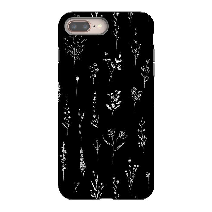 iPhone 7 plus StrongFit Wildflowers Pattern by Anis Illustration