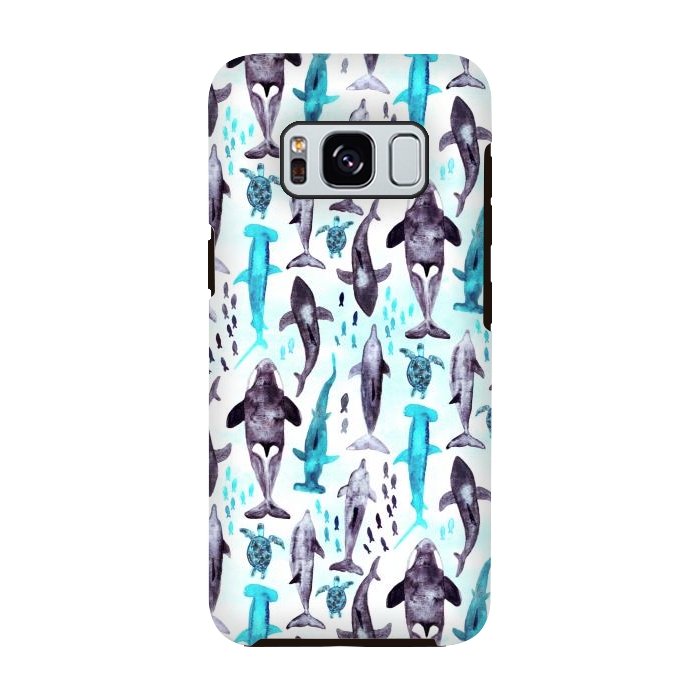 Galaxy S8 StrongFit Ocean Animals  by Tigatiga