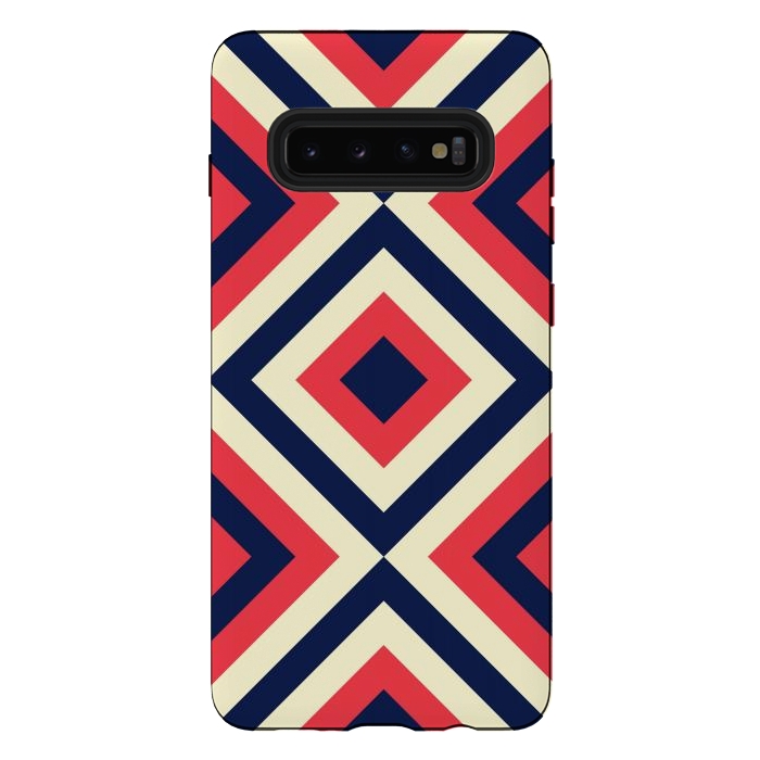 Galaxy S10 plus StrongFit seamless squares by TMSarts