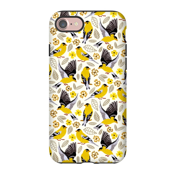 iPhone 7 StrongFit Goldfinches  by Tigatiga