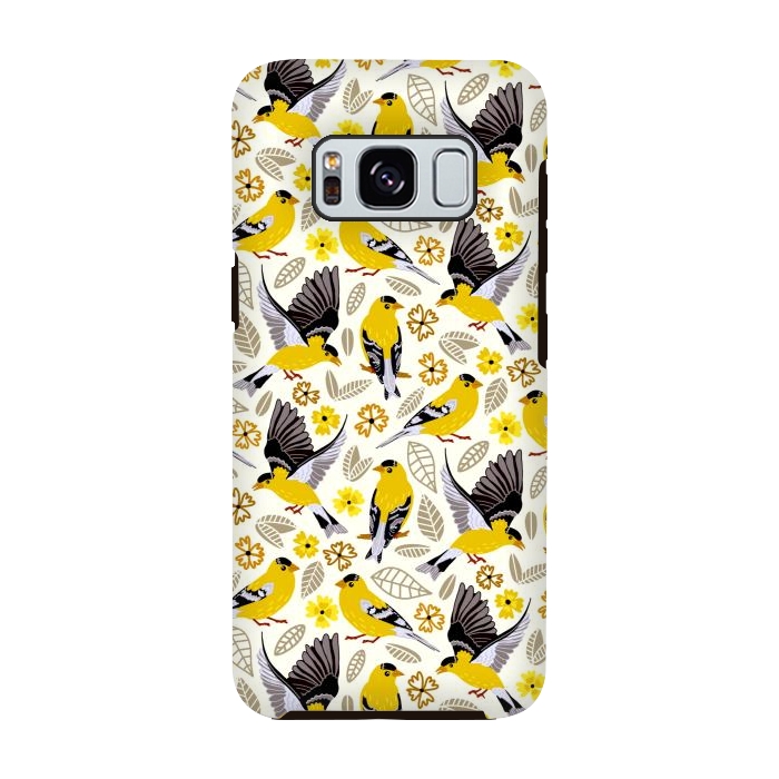 Galaxy S8 StrongFit Goldfinches  by Tigatiga