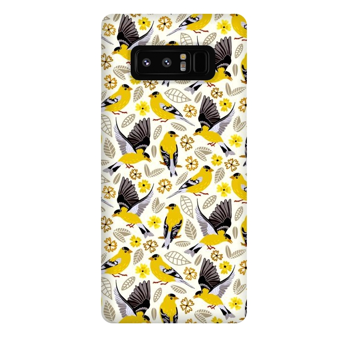 Galaxy Note 8 StrongFit Goldfinches  by Tigatiga
