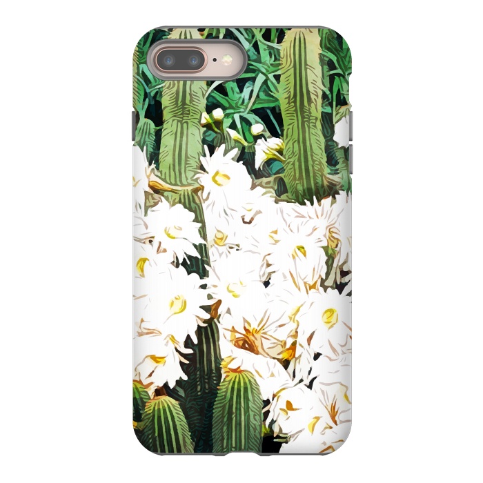 iPhone 7 plus StrongFit Cactus & Bloom by Uma Prabhakar Gokhale