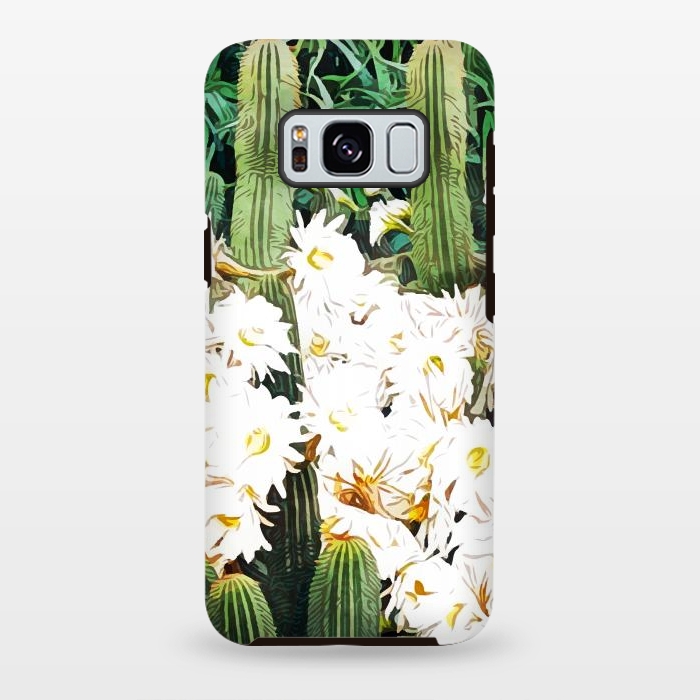 Galaxy S8 plus StrongFit Cactus & Bloom by Uma Prabhakar Gokhale