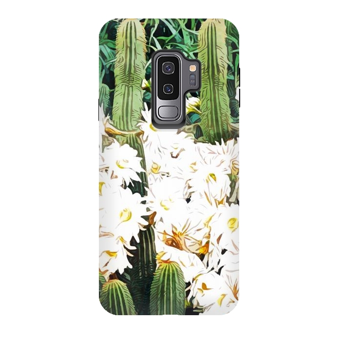Galaxy S9 plus StrongFit Cactus & Bloom by Uma Prabhakar Gokhale