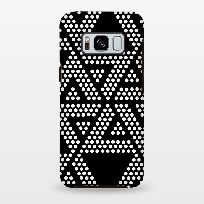 Galaxy S8 plus StrongFit polka dots triangles by TMSarts
