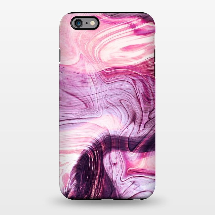 iPhone 6/6s plus StrongFit Pink purple liquid marble by Oana 