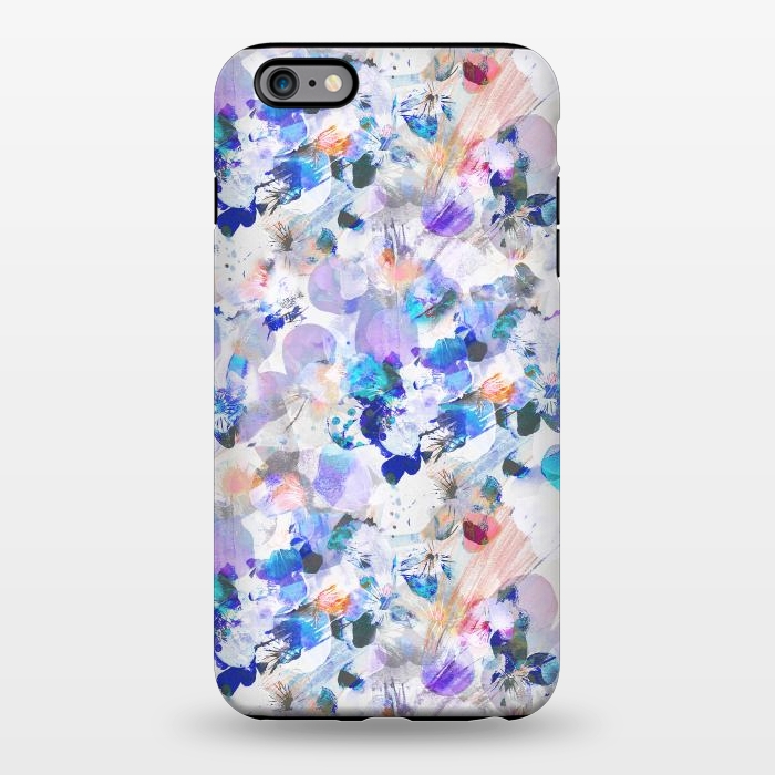 iPhone 6/6s plus StrongFit Splattered blue lavender pansy petals by Oana 