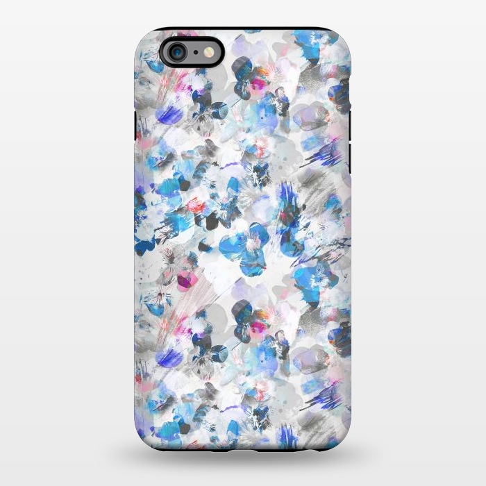 iPhone 6/6s plus StrongFit Watercolor splattered pansies by Oana 