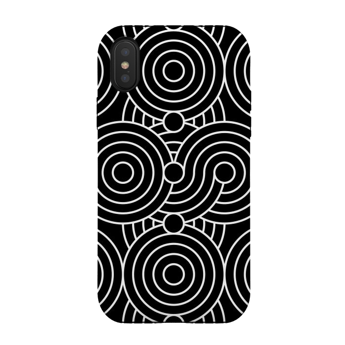 iPhone Xs / X StrongFit spiral circular by TMSarts