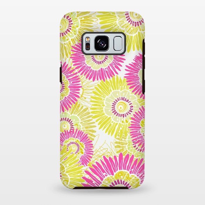Galaxy S8 plus StrongFit Flower Power  by Rose Halsey