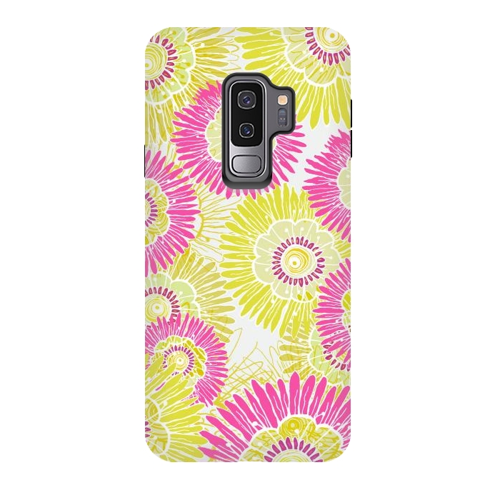 Galaxy S9 plus StrongFit Flower Power  by Rose Halsey