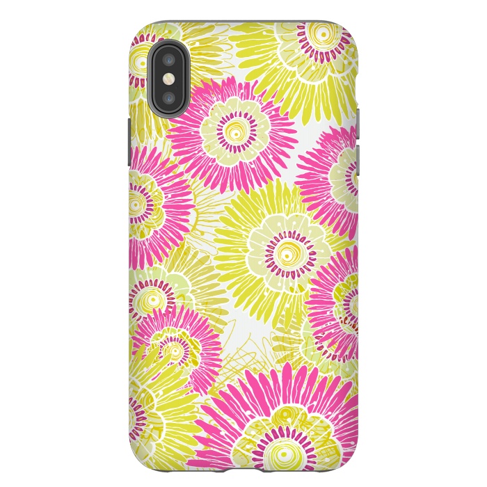 iPhone Xs Max StrongFit Flower Power  by Rose Halsey
