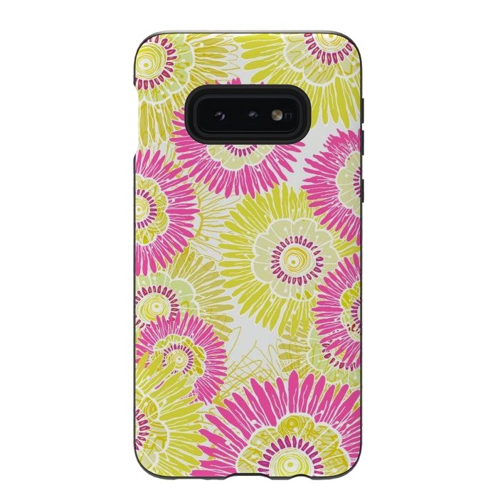 Galaxy S10e StrongFit Flower Power  by Rose Halsey