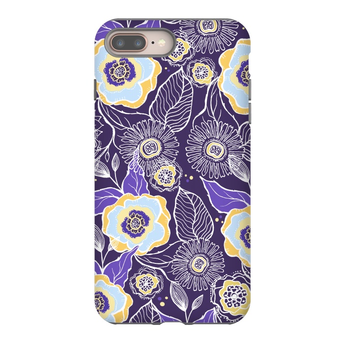iPhone 7 plus StrongFit Floral Sunshine by Rose Halsey
