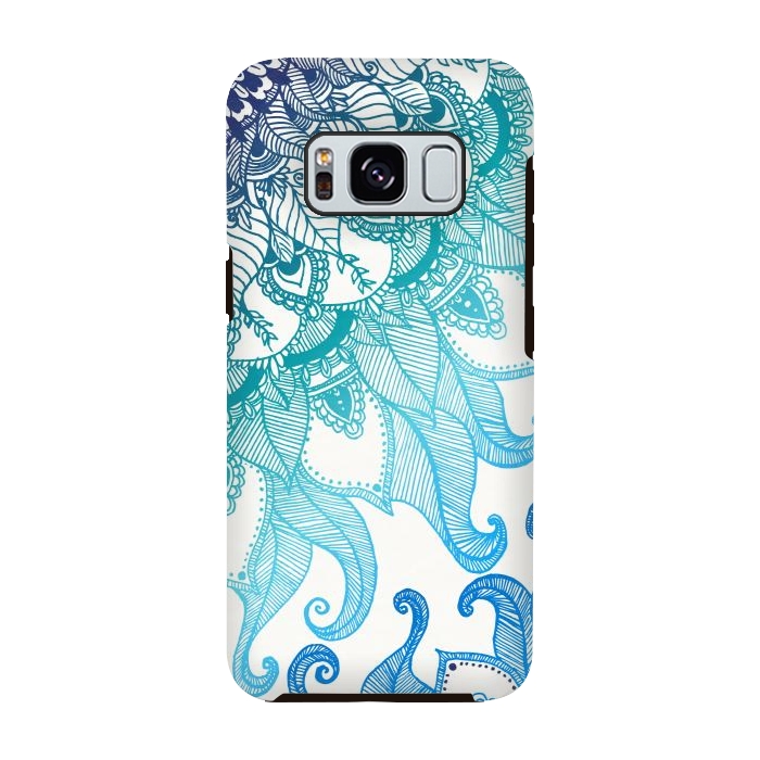 Galaxy S8 StrongFit Mermaid Mandala by Rose Halsey