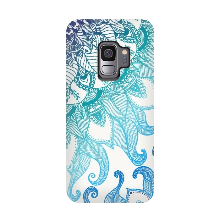 Galaxy S9 StrongFit Mermaid Mandala by Rose Halsey