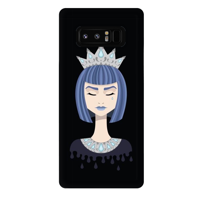 Galaxy Note 8 StrongFit Queen of sorrow by Laura Nagel