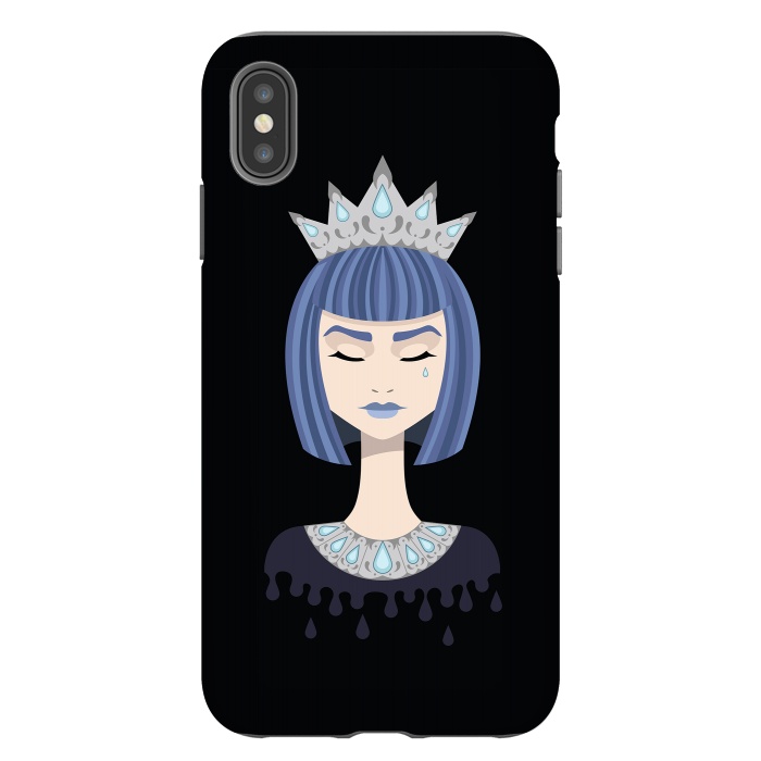 iPhone Xs Max StrongFit Queen of sorrow by Laura Nagel