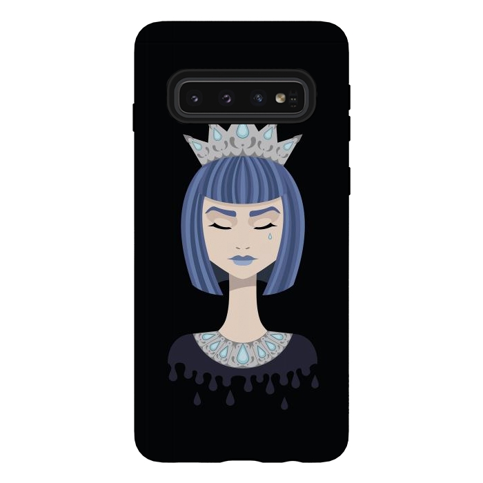 Galaxy S10 StrongFit Queen of sorrow by Laura Nagel
