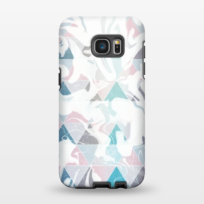 Galaxy S7 EDGE StrongFit Geometric marble by Jms
