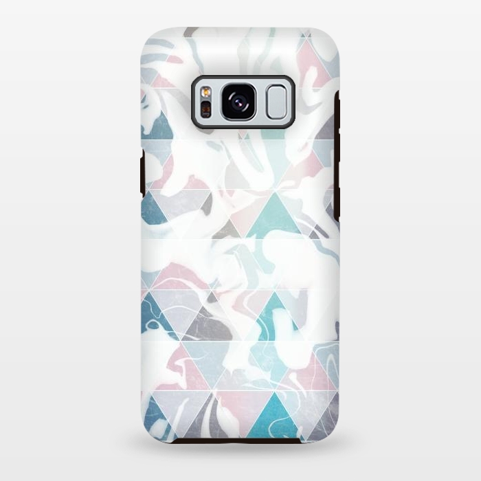 Galaxy S8 plus StrongFit Geometric marble by Jms