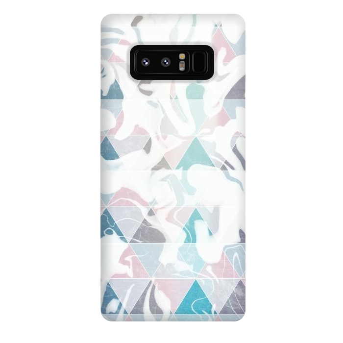 Galaxy Note 8 StrongFit Geometric marble by Jms