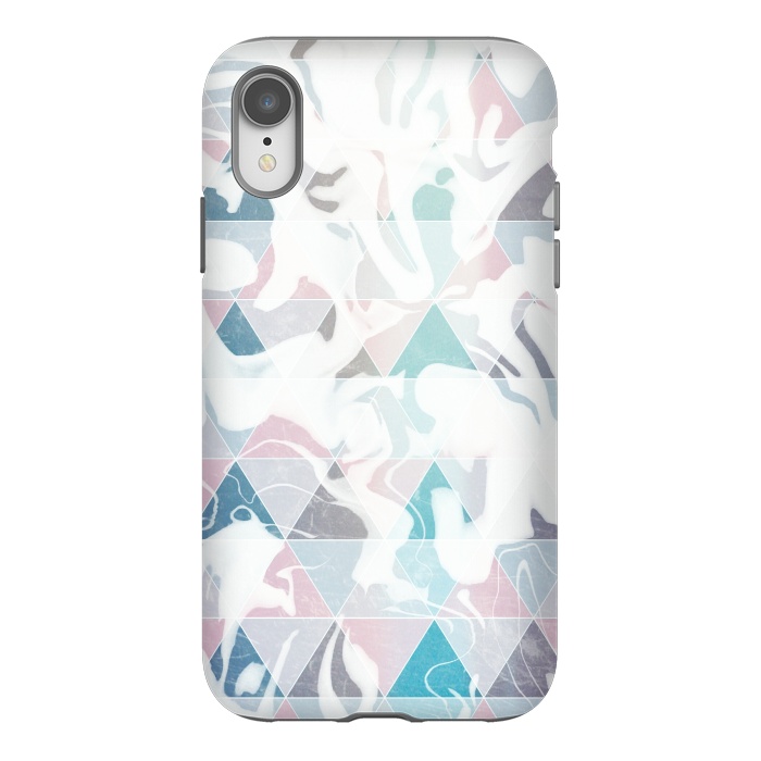 iPhone Xr StrongFit Geometric marble by Jms