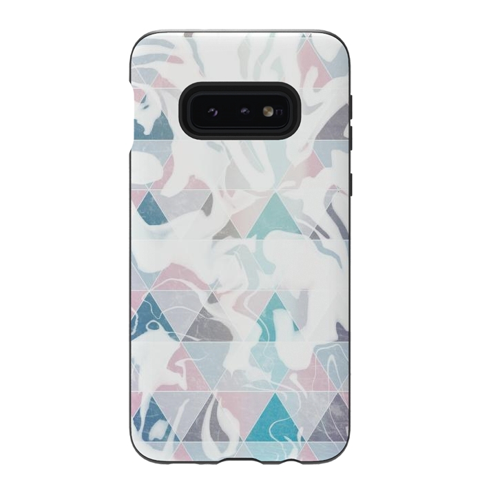 Galaxy S10e StrongFit Geometric marble by Jms