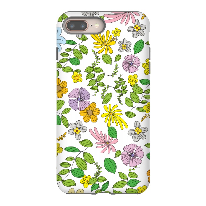 iPhone 7 plus StrongFit Superb Flowers by Bledi