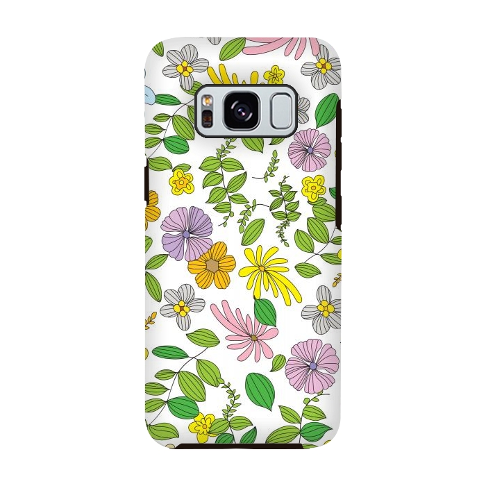 Galaxy S8 StrongFit Superb Flowers by Bledi