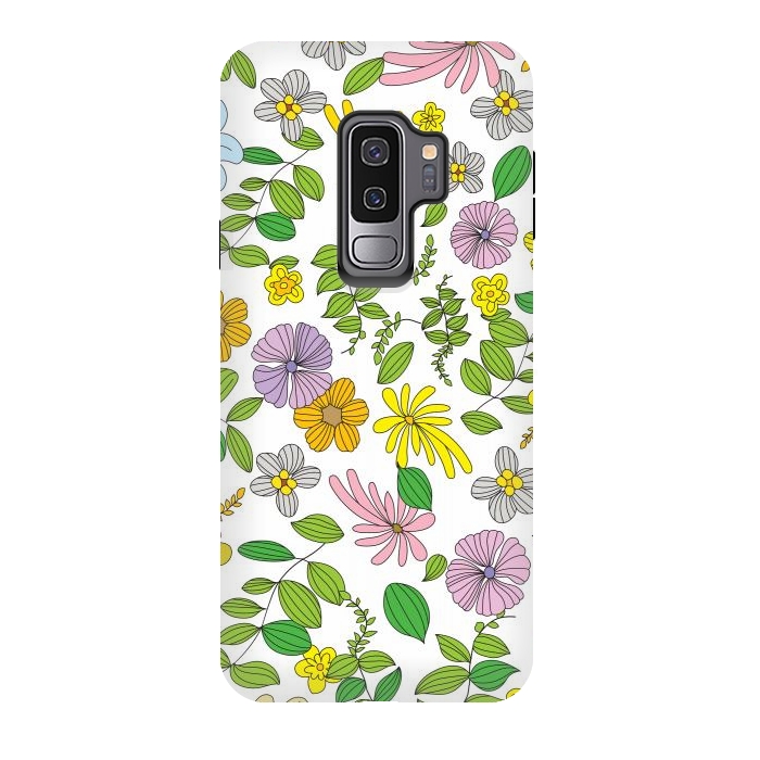 Galaxy S9 plus StrongFit Superb Flowers by Bledi